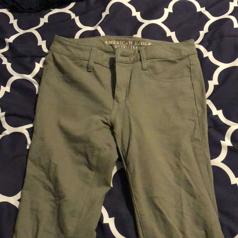 American Eagle Green Jeans